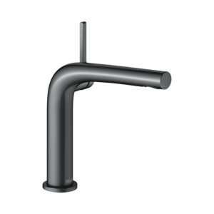 Keuco Edition 400 mitigeur lavabo 51502130100 projection 153mm, sans garniture de vidange , chrome noir brossé