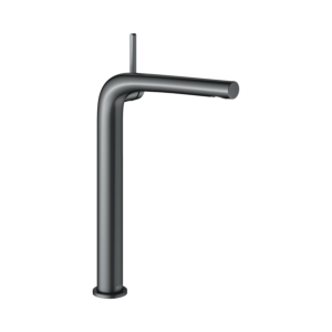 Keuco Edition 400 Waschtischarmatur 51502130103 Ausladung 183mm, ohne Ablaufgarnitur, Schwarzchrom gebürstet