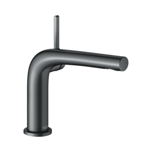 Keuco Edition 400 Waschtischarmatur 51504130102 Ausladung 153mm, ohne Ablaufgarnitur, Schwarzchrom gebürstet