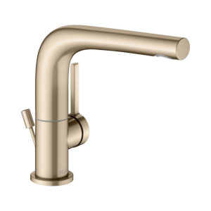 Keuco Edition 400 mitigeur lavabo 51505030000 projection 153mm, pivotante , avec garniture de vidage , bronze brossé