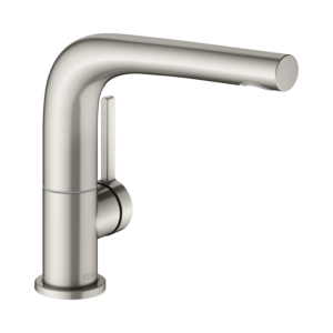 Keuco Edition 400 mitigeur lavabo 51505050100 nickel brossé, 156 mm, pivotante , sans garniture de vidange