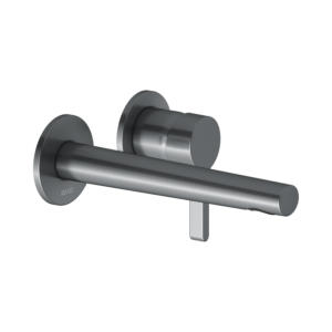 Keuco Edition 400 basin mixer 51516130200 concealed installation, without waste fitting, brushed black chrome, projection 197 mm