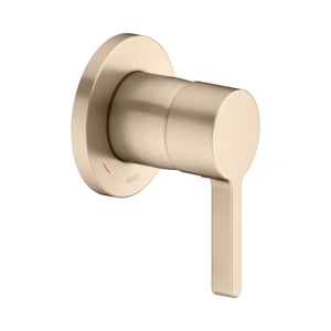 Keuco Edition 400 shower fitting 51551030001 brushed bronze, concealed installation