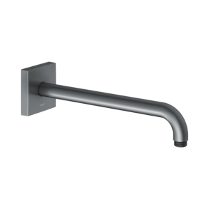 Keuco Brausearm 53088130302 Schwarzchrom gebürstet, Ausladung 312 mm, für Wandanschluss G 1/2