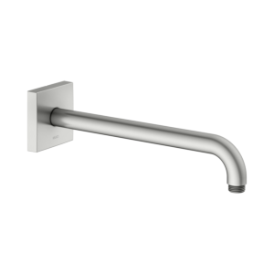 KEUCO Universal Brausearm 53088210302 Ausladung 300 mm, edelstahl-finish, Wandanschluss, Rosette eckig