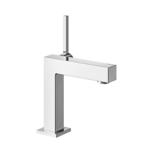 Keuco Edition 90 Square basin mixer 59104010100 projection 115mm, without waste set, chrome-plated