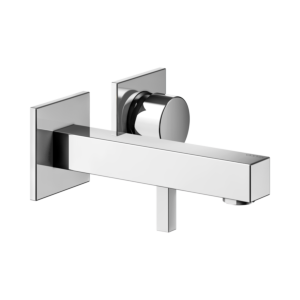 Keuco Edition 90 Square Wand Waschtischarmatur 59116010201 Unterputz Montage, verchromt, ohne Ablaufgarnitur, Ausladung 168 mm