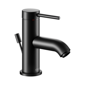 Keuco IXMO Soft single-lever basin mixer 59504372000 projection 94mm, with waste set, matt black