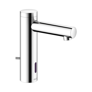 Keuco Ixmo electronic basin mixer 59512011100 chrome-plated, mains operation, projection 124mm