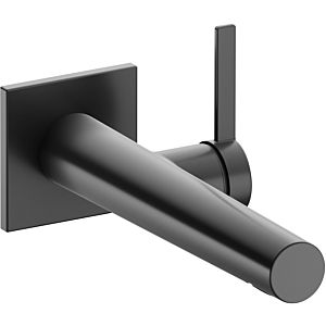 Keuco IXMO 59516131102 projection 219 mm, brushed black chrome, wall mounting, square rosette