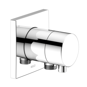 Keuco IXMO Absperrventil 59541011102 mit Schlauchanschlussl, eckig, chrom