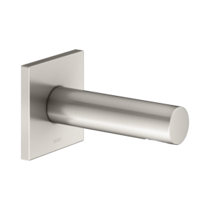 Keuco bath spout 59545050002 130mm, brushed nickel, square rosette