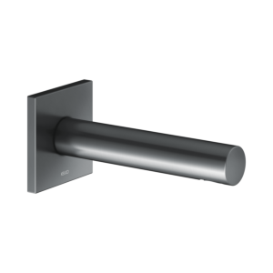 Keuco bath spout 59545130102 180mm, brushed black chrome, square rosette