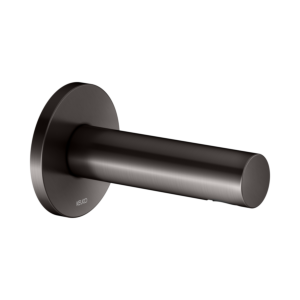 KEUCO IXMO bath spout 59545350001 projection 130 mm, titanium black brushed, round rosette