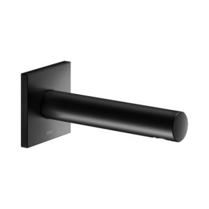 Keuco IXMO bec de bain 59545370102 projection 180 mm, noir mat, rosace carrée
