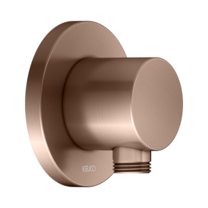 KEUCO IXMO hose connection 59547290001 brushed rose gold, round rosette