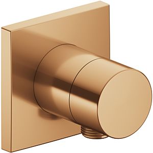 Keuco dérivation à 3 voies dissimulée, raccord de tuyau, poignée Pure, carrée, bronze brossé