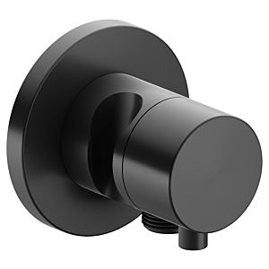 Keuco 59548131201 concealed 3-way diverter valve, shower holder, handle Comfort , round, brushed black chrome