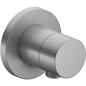 Keuco 59548170101 Vanne de dérivation 3 voies dissimulée, raccord de tuyau, poignée Pure, ronde, finition aluminium