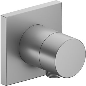 Keuco IXMO Pure conversion 3 voies 59548170102 installation encastrée, carré, raccord de tuyau, finition aluminium