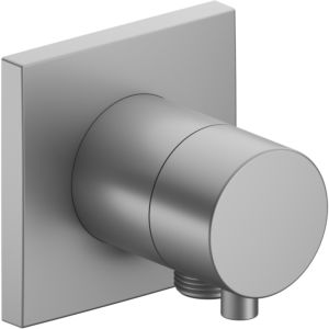 Keuco 59548171102 Vanne de dérivation 3 voies à encastrer, raccord de tuyau, poignée Comfort Select , carrée, finition aluminium