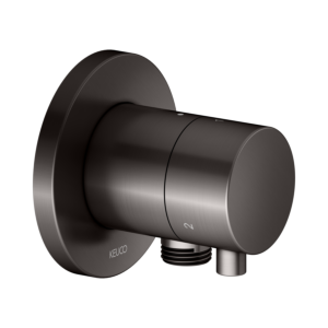 KEUCO IXMO Fertigmontageset 59548351101 Unterputz-3-Wege-Umstellventil, rund, Schlauchanschluss, titanschwarz gebürstet