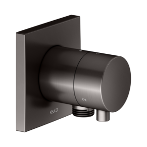 KEUCO IXMO trim kit 59548351102 concealed 3-way diverter valve, square, hose connection, brushed titanium black