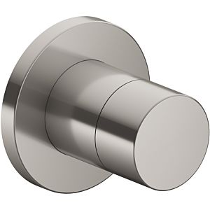 Keuco 59549070001 Concealed 3-way shut-off and diverter valve, Pure handle, round, Stainless Steel finish