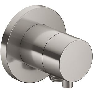 Keuco 59549071101 Concealed 3-way shut-off and diverter valve, hose connection, handle Comfort , round, Stainless Steel -finish