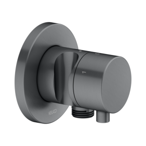 Keuco 59549131201 concealed 3-way diverter valve, shower holder, handle Comfort , round, brushed black chrome