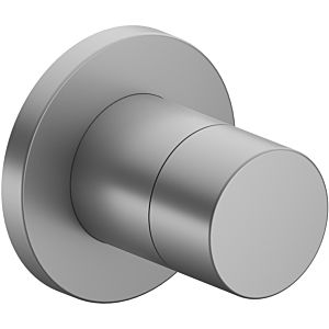Keuco 59549170001 Vanne d&#39;arrêt et inverseur 3 voies à encastrer, poignée Pure, ronde, finition aluminium