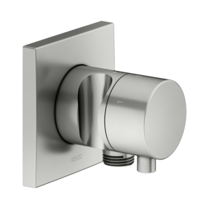 KEUCO IXMO Fertigmontageset 59549211202 Unterputz-3-Wege-Ab-und Umstellventil, Brausehalter, eckig, edelstahl-finish