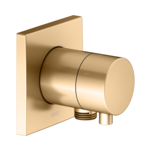 KEUCO IXMO trim kit 59549251102 concealed 3-way shut-off and diverter valve, hose connection, square, brushed brass
