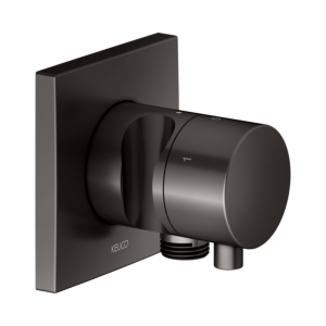 KEUCO IXMO trim kit 59549351202 concealed 3-way shut-off and diverter valve, shower holder, square, brushed titanium black