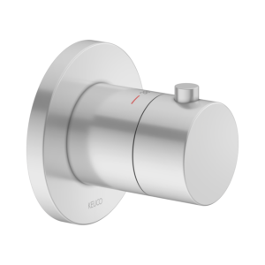 Keuco 59553170001 concealed thermostatic mixer, round, aluminum finish