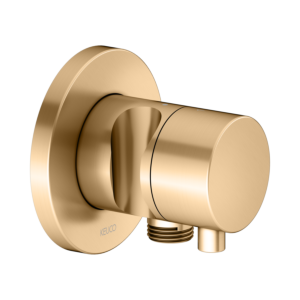 KEUCO IXMO trim kit 59556251201 concealed 2-way diverter valve, round, hose connection/shower holder, brushed brass