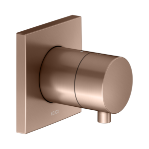 KEUCO IXMO trim kit 59556291002 concealed 2-way diverter valve, square, brushed rose gold