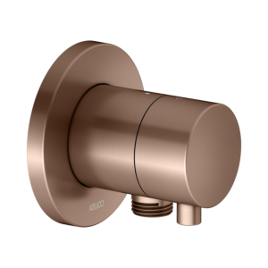 KEUCO IXMO trim kit 59556291101 concealed 2-way diverter valve, round, hose connection, brushed rose gold