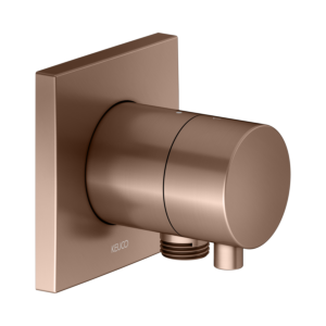 KEUCO IXMO trim kit 59556291102 concealed 2-way diverter valve, hose connection, Comfort handle, square, brushed rose gold