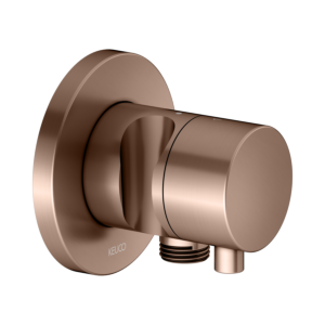KEUCO IXMO trim kit 59556291201 concealed 2-way diverter valve, round, hose connection/shower holder, brushed rose gold