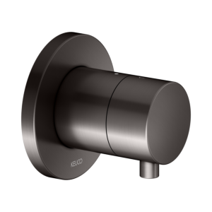 KEUCO IXMO trim kit 59556351001 concealed 2-way diverter valve, round, titanium black brushed