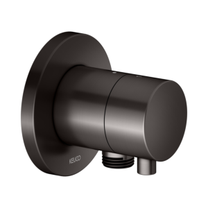 KEUCO IXMO trim kit 59556351101 concealed 2-way diverter valve, round, hose connection, brushed titanium black