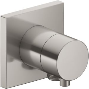 Keuco 59557071102 Concealed 2-way shut-off / diverter valve, hose connection, handle Comfort , angular, Stainless Steel -finish