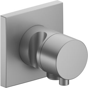 Keuco 59557171202 Vanne d&#39;arrêt / inverseur 2 voies à Comfort Select , support de douche, poignée match0 , carrée, finition aluminium
