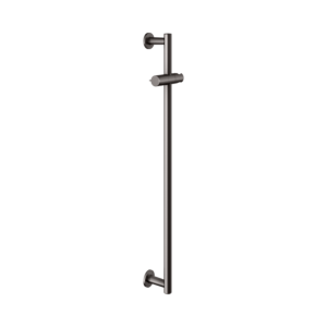 Barre de douche KEUCO IMXO 59585350901 hauteur 855 mm, curseur de douche, rosaces rondes, noir titane brossé