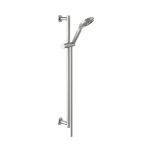 KEUCO IXMO Brause-Set 59587210801 edelstahl-finish, Rosetten rund, 3 Strahlarten