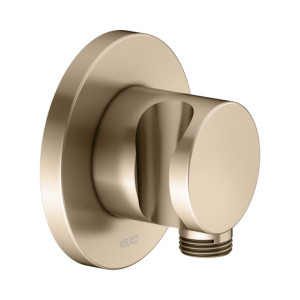 Keuco Ixmo hose connection 59592030001 Brushed bronze, with shower holder, round
