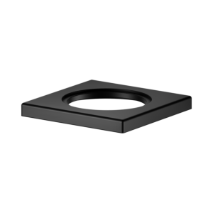 Keuco IXMO rosette 59599370202 square, matt black, for concealed fittings