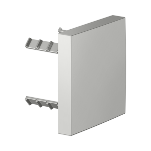 KEUCO Universal Abdeckblende 59949210002 eckig, für Rohrunterbrecher, edelstahl-finish