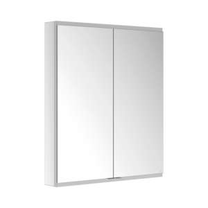 Keuco Royal Modular 2. 1930 miroir 800201081000300 800 x 900 x 120 mm, 2000 douille, 2000 point double chargeur USB, l&#39; extension de la paroi, deux portes